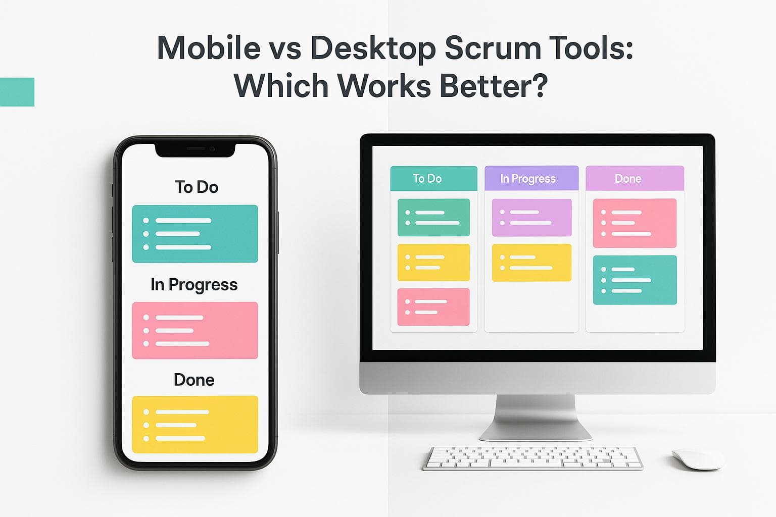 Mobile vs Desktop Scrum Tools: Which Works Better? - Article preview image